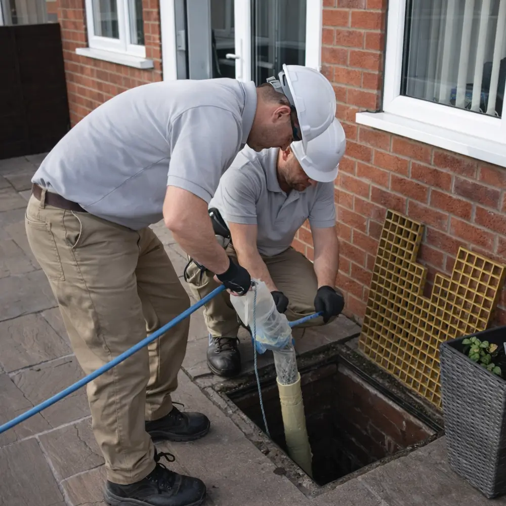 Blocked drain repair service in Buxted